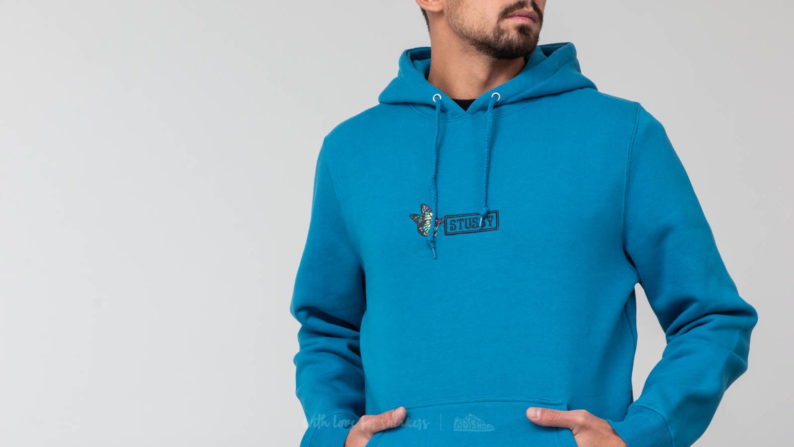 Stüssy butterfly applique hood shop