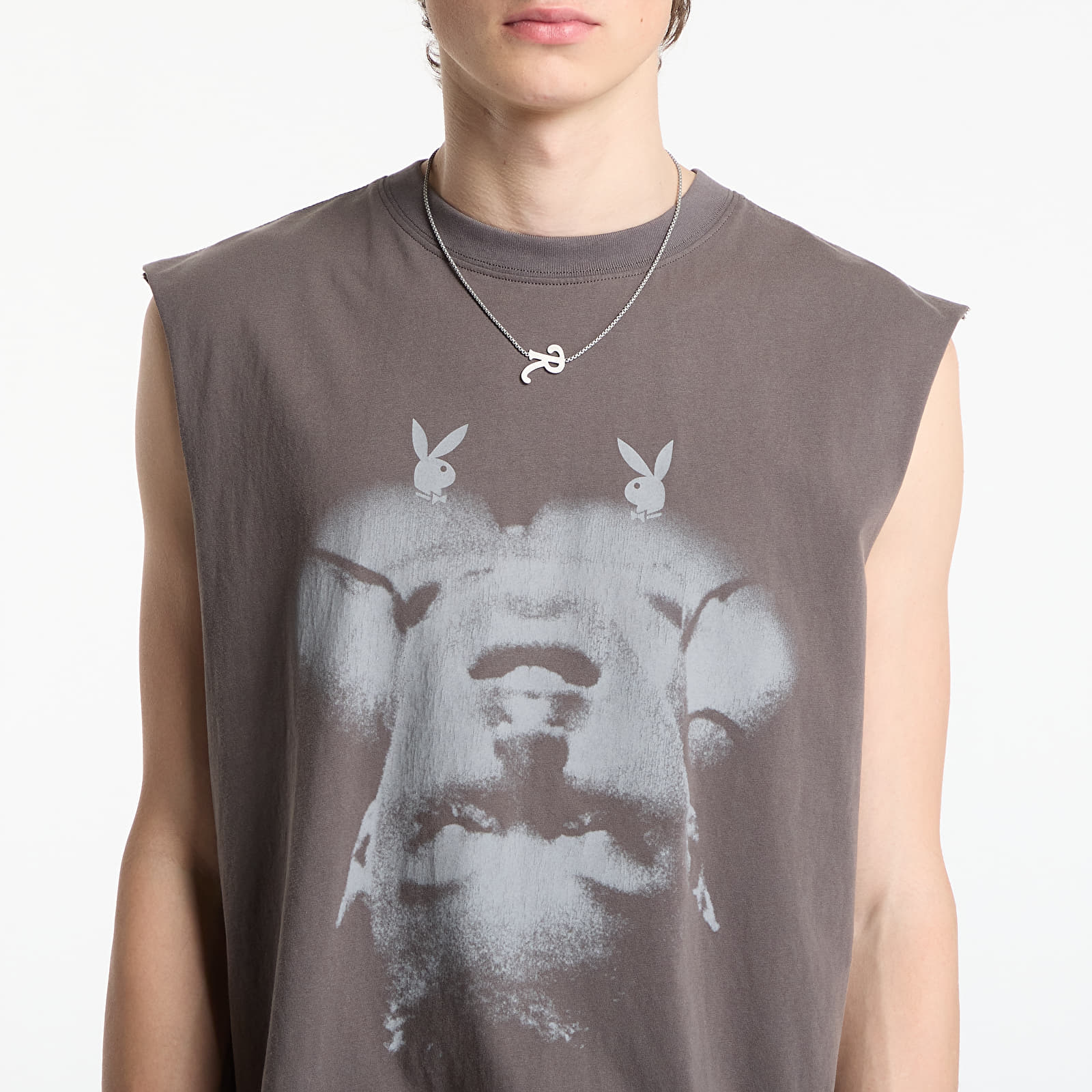 T-Shirts Playboy x FTSHP Sleeveless Tee UNISEX Grey