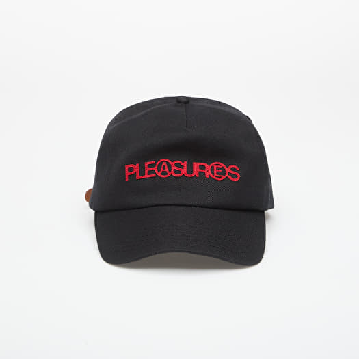 Boné PLEASURES Zine Snapback Black