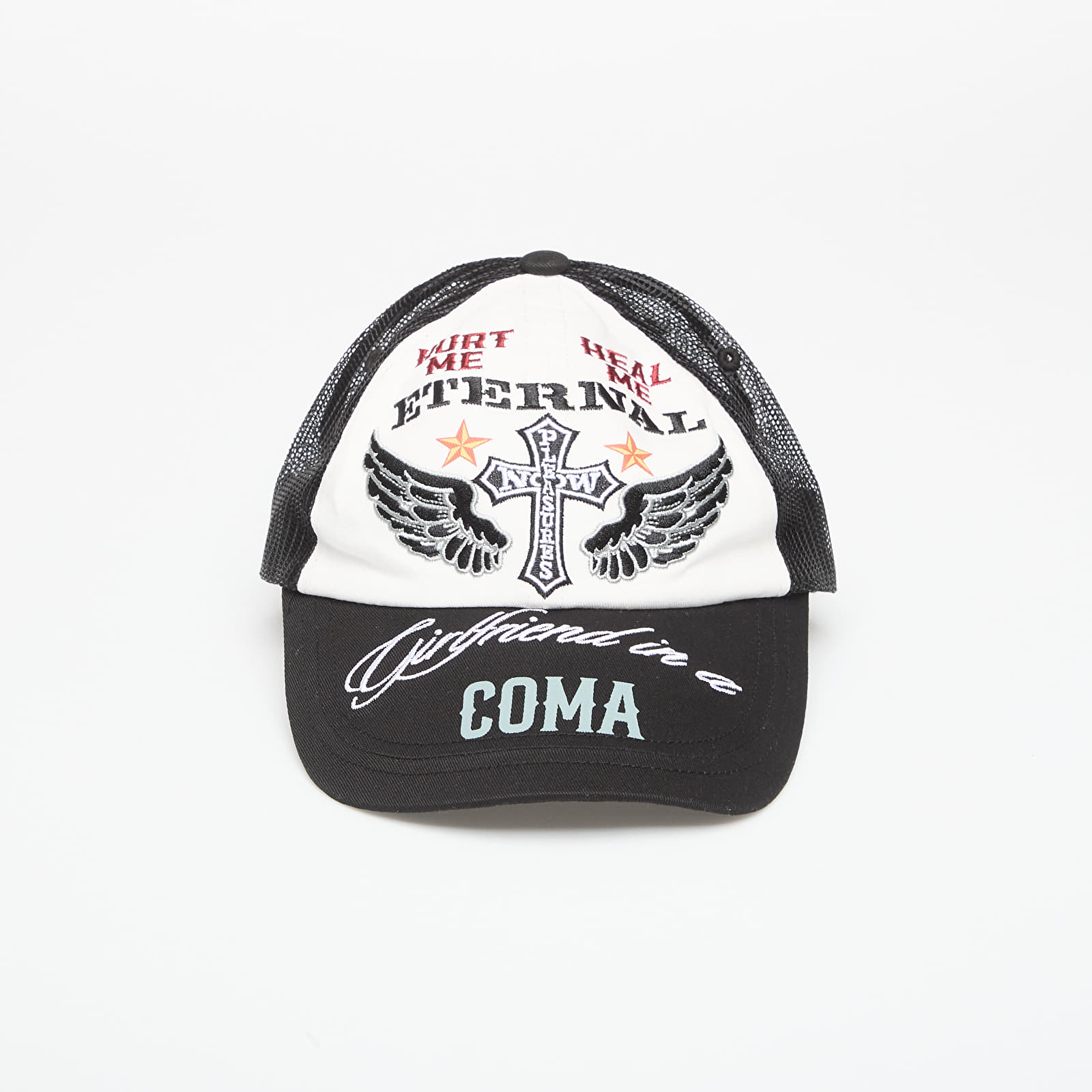 Caps PLEASURES Coma Mesh Cap Black