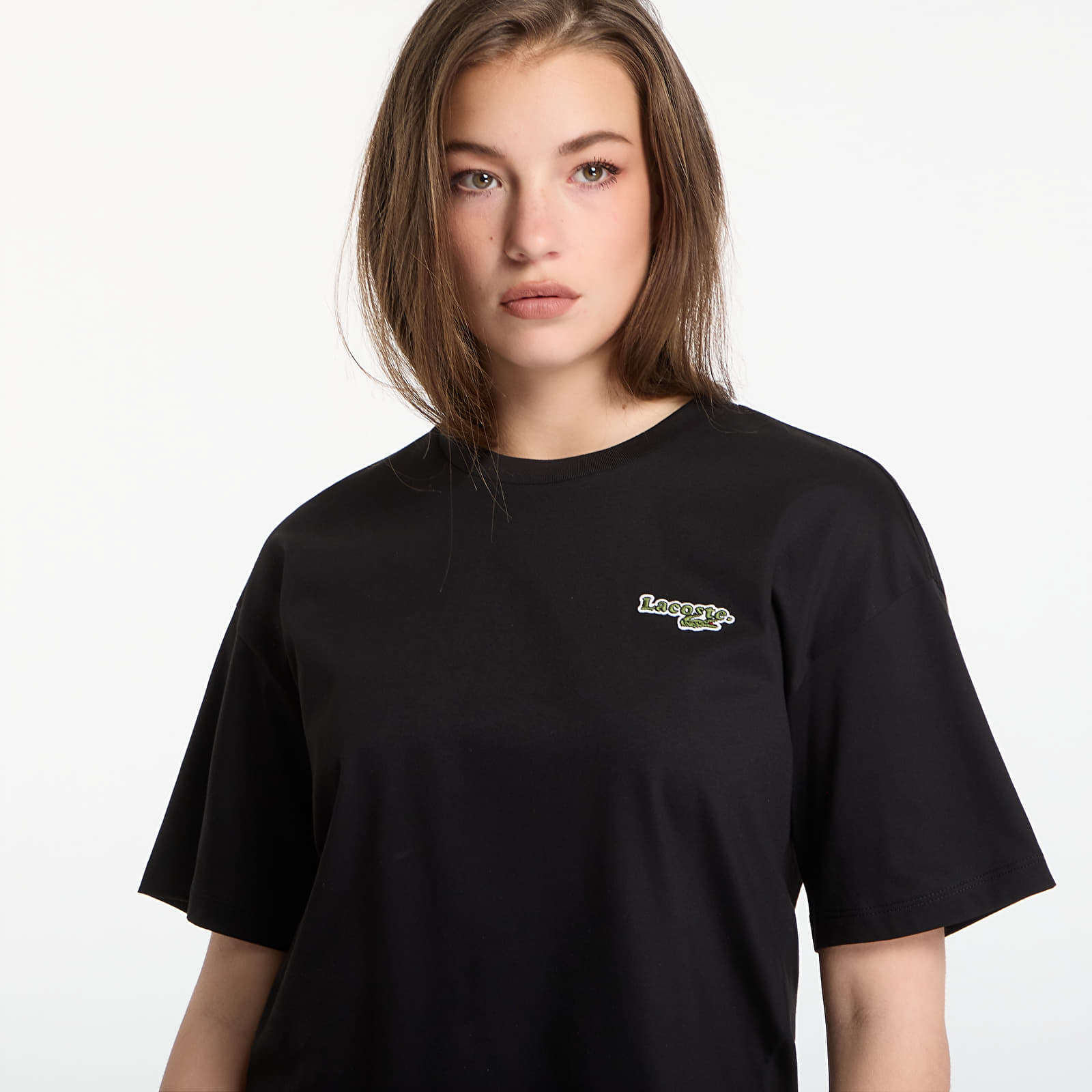 Ženske majice  LACOSTE Tee-Shirt Black