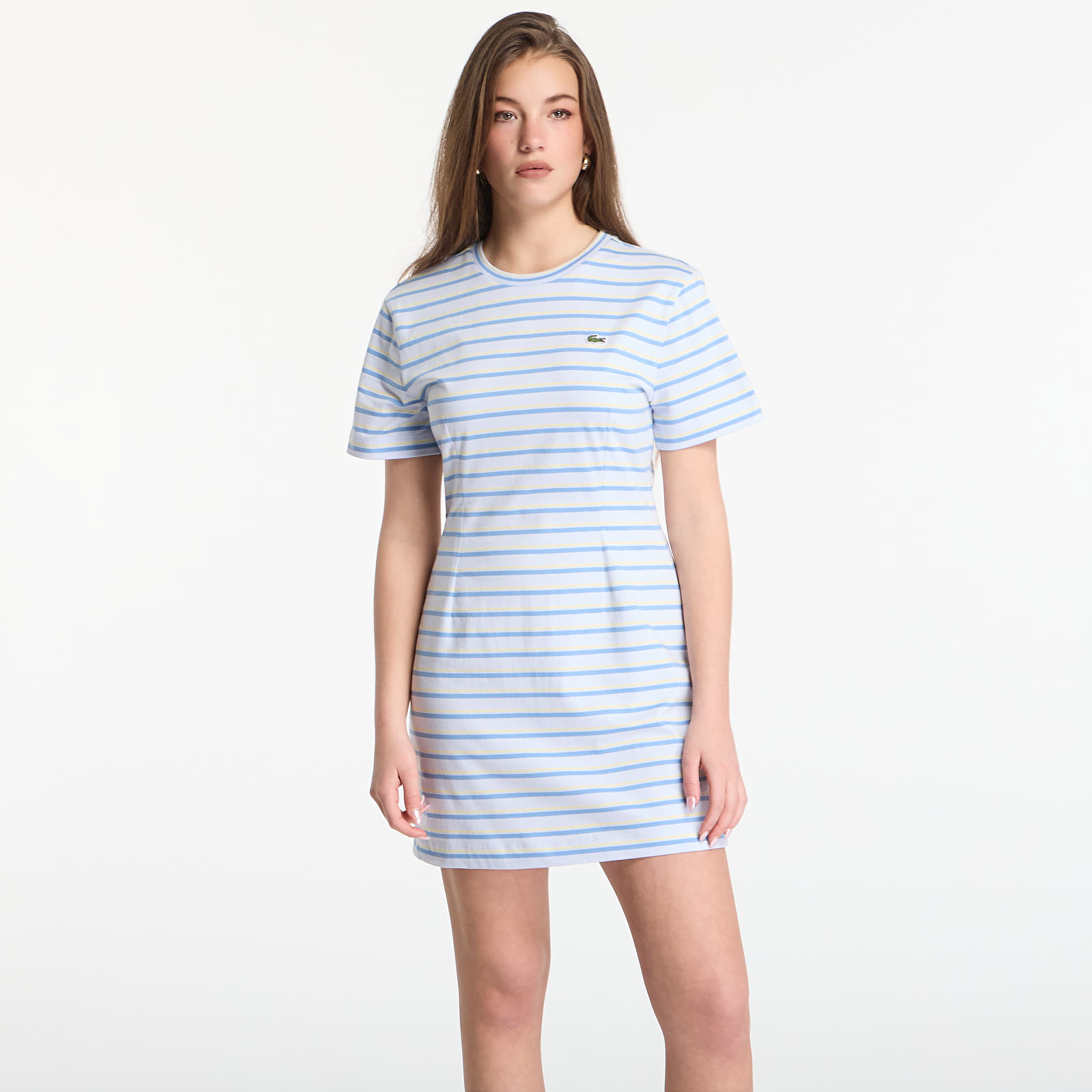 Γυναικεία φορέματα LACOSTE Dress Phoenix Blue/ Turquin Blue-Yellow