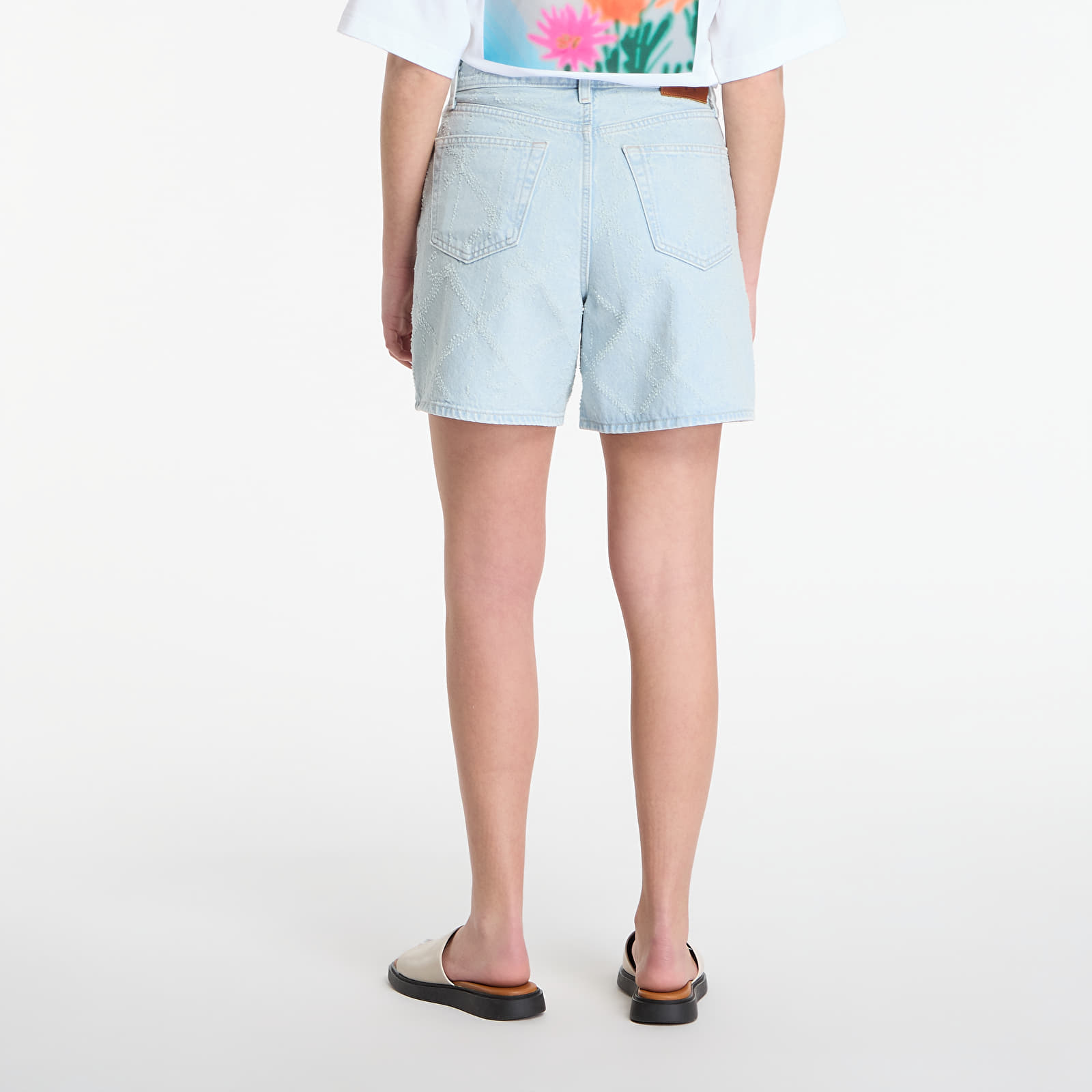 Pantaloncini donna Calvin Klein Jeans 90S 6 In Short Needlepunch Ck Tropic