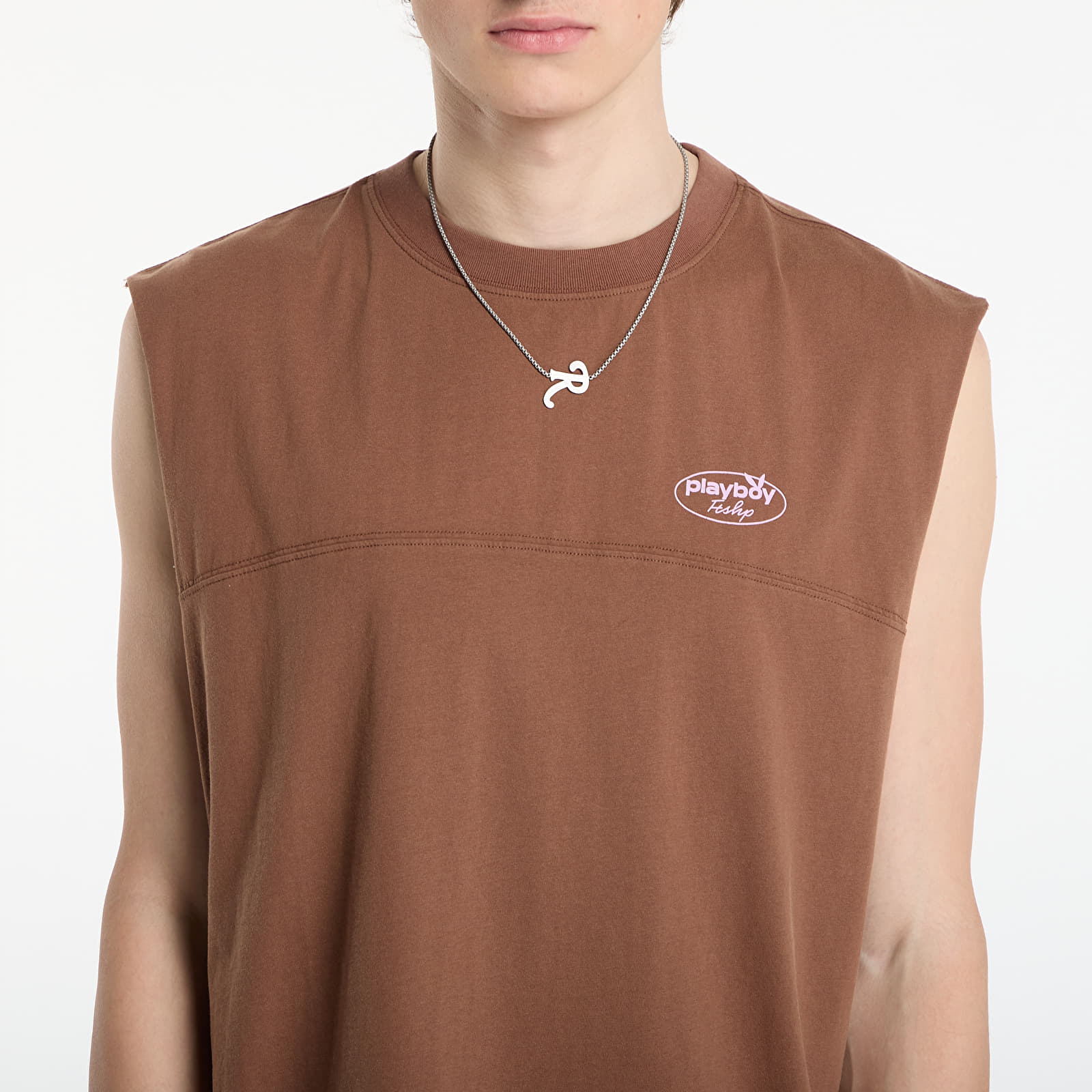 T-Shirts Playboy x FTSHP Sleeveless Tee UNISEX Brown