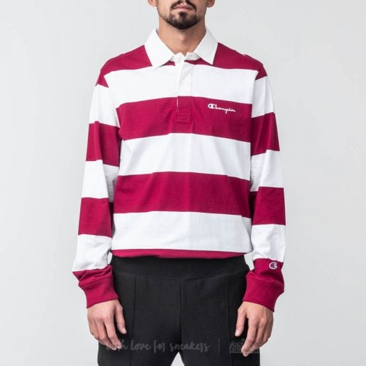 Champion long sleeve polo hot sale