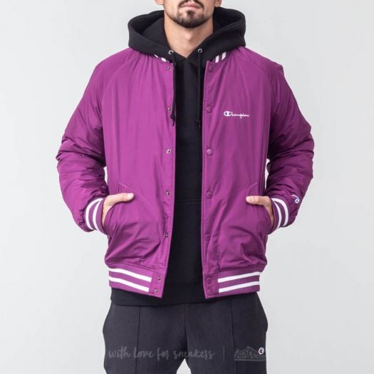Champion windbreaker cheap mens purple