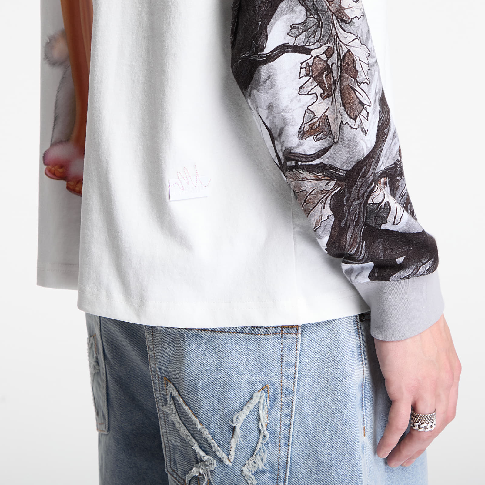 Marškinėliai Playboy x FTSHP T-Shirt Bunny With Legs UNISEX Off-White