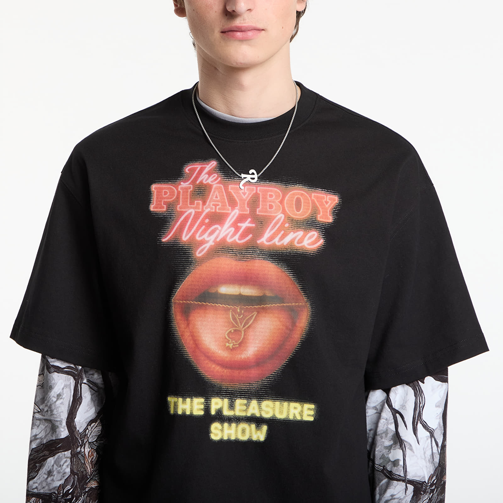 T-shirts Playboy x FTSHP T-Shirt Night Line UNISEX Black