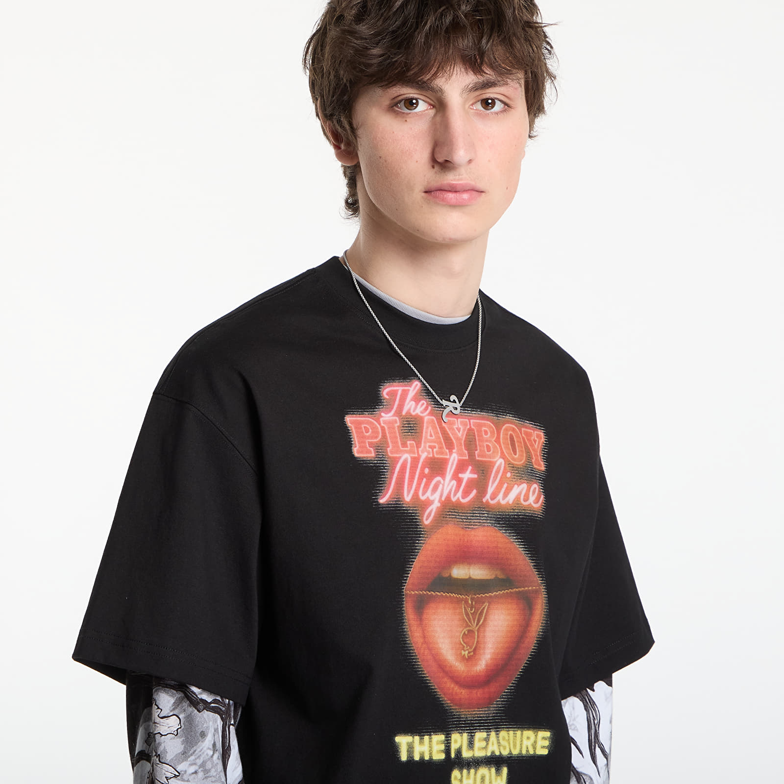 T-shirts Playboy x FTSHP T-Shirt Night Line UNISEX Black