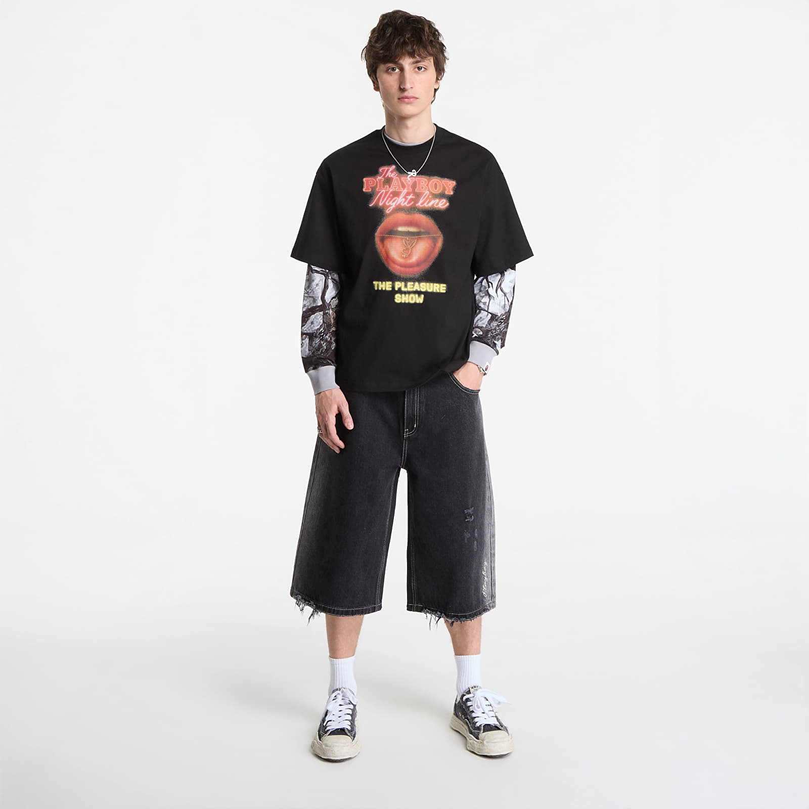 T-shirts Playboy x FTSHP T-Shirt Night Line UNISEX Black