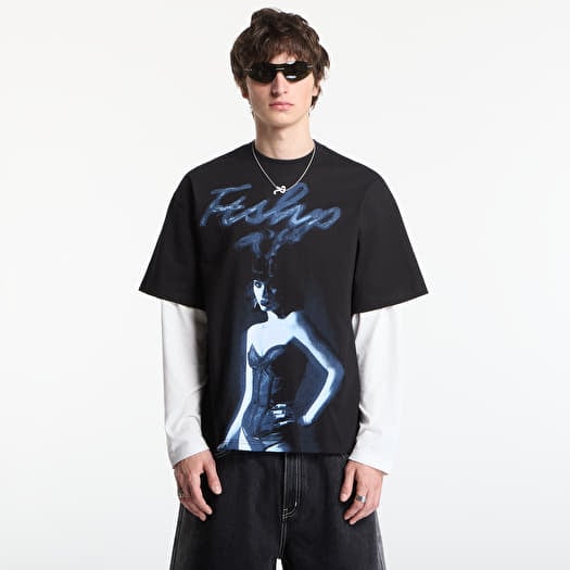 T-Shirt Playboy x FTSHP T-Shirt Smoking Girl UNISEX Black