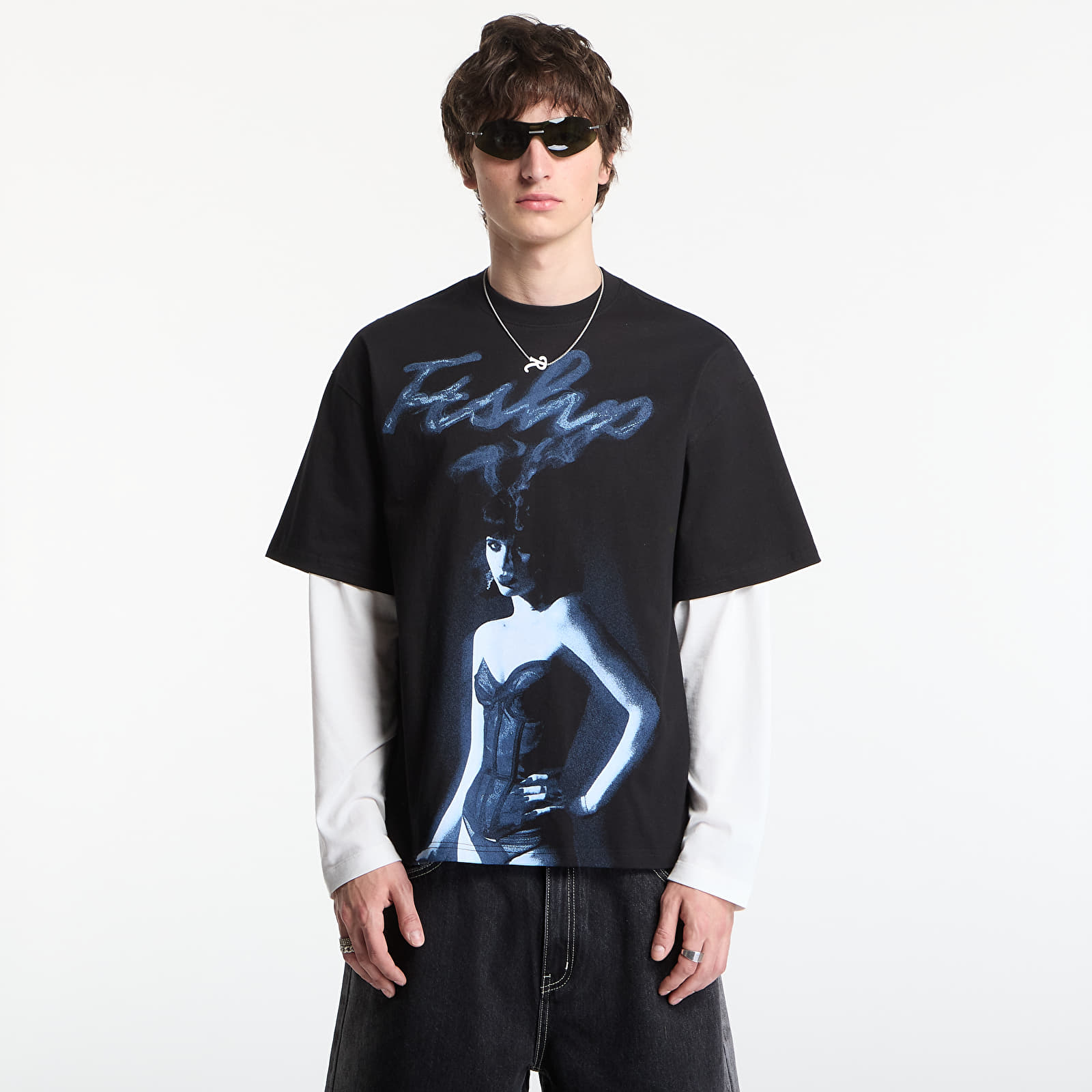 Magliette Playboy x FTSHP T-Shirt Smoking Girl UNISEX Black