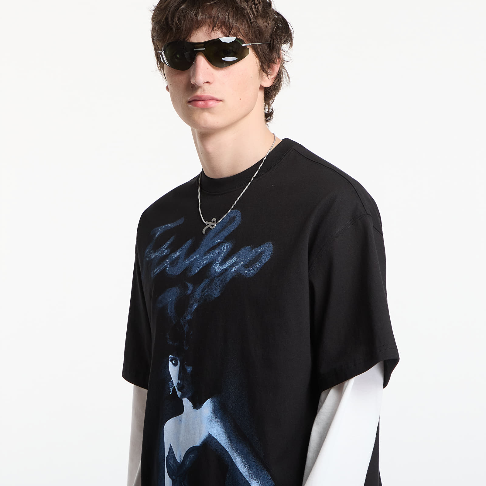 Magliette Playboy x FTSHP T-Shirt Smoking Girl UNISEX Black