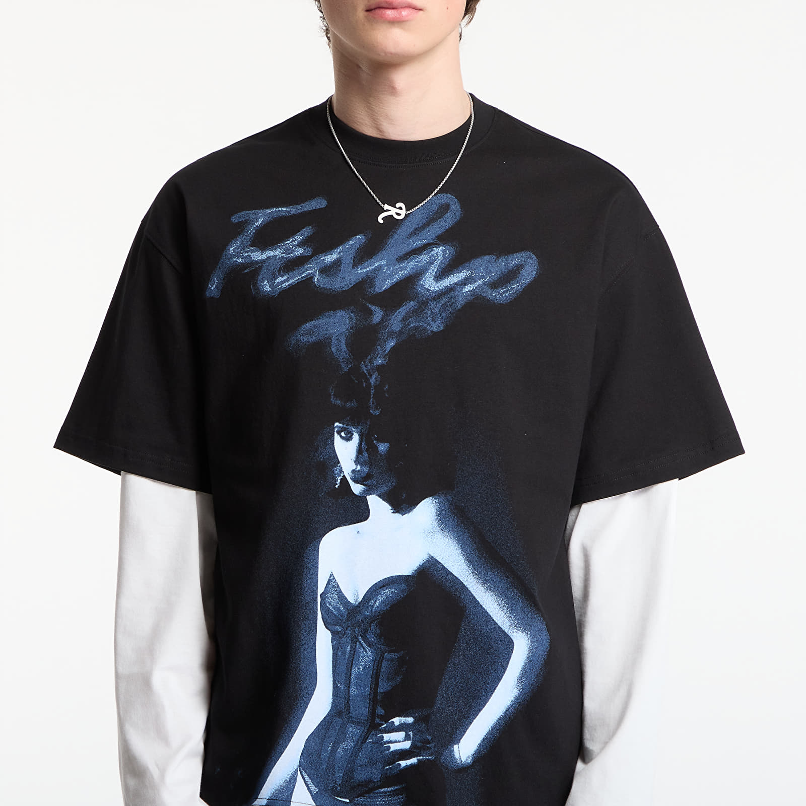 Magliette Playboy x FTSHP T-Shirt Smoking Girl UNISEX Black