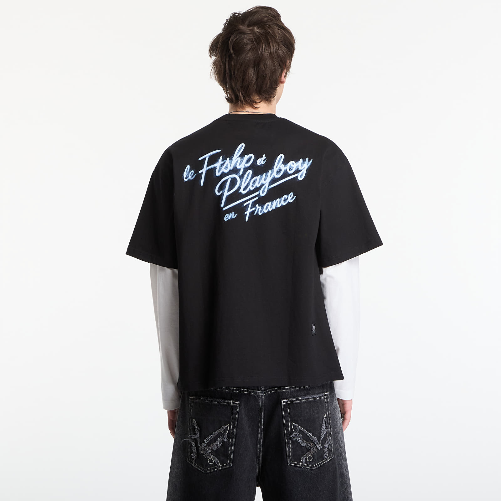 Magliette Playboy x FTSHP T-Shirt Smoking Girl UNISEX Black