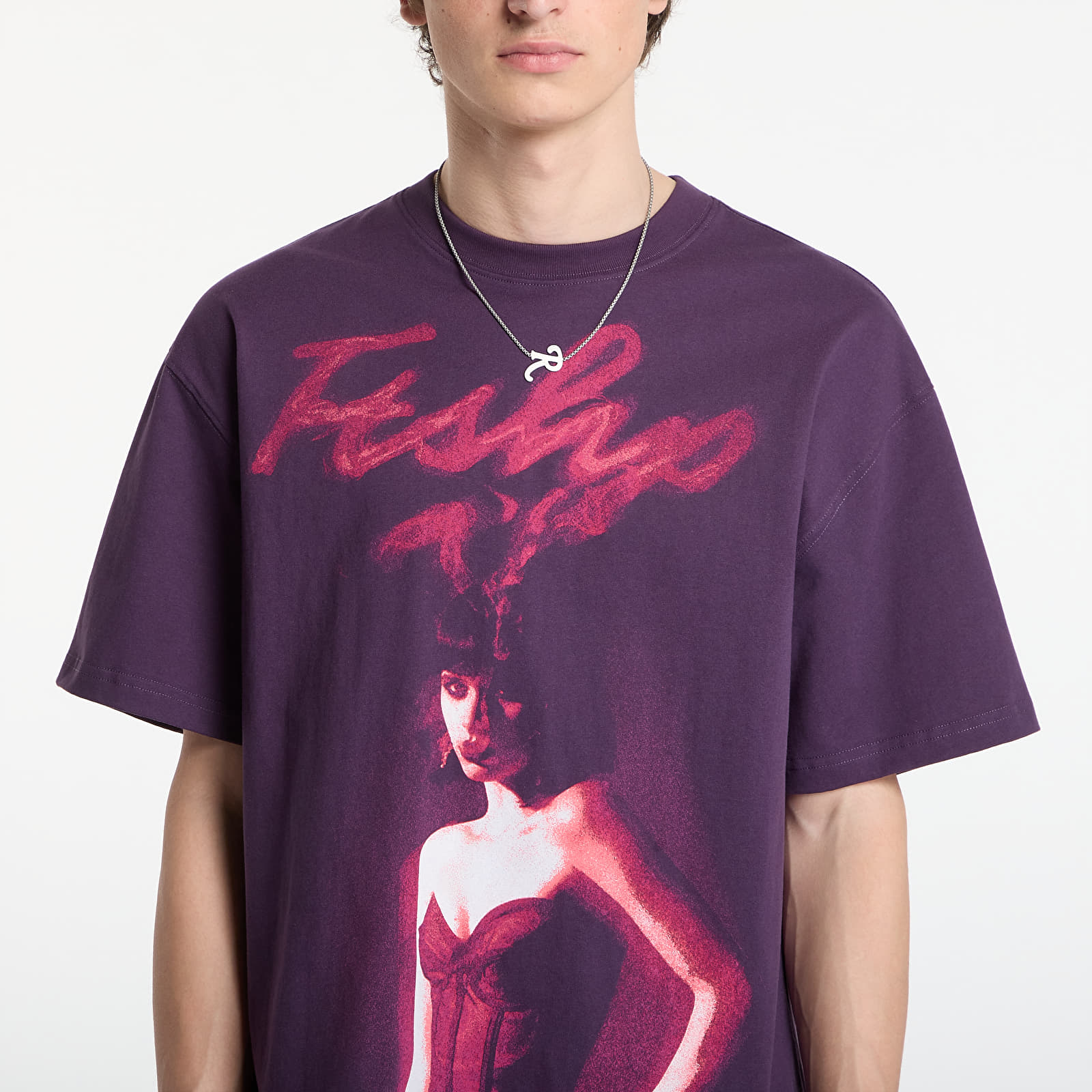 Magliette Playboy x FTSHP T-Shirt Smoking Girl UNISEX Deep Purple