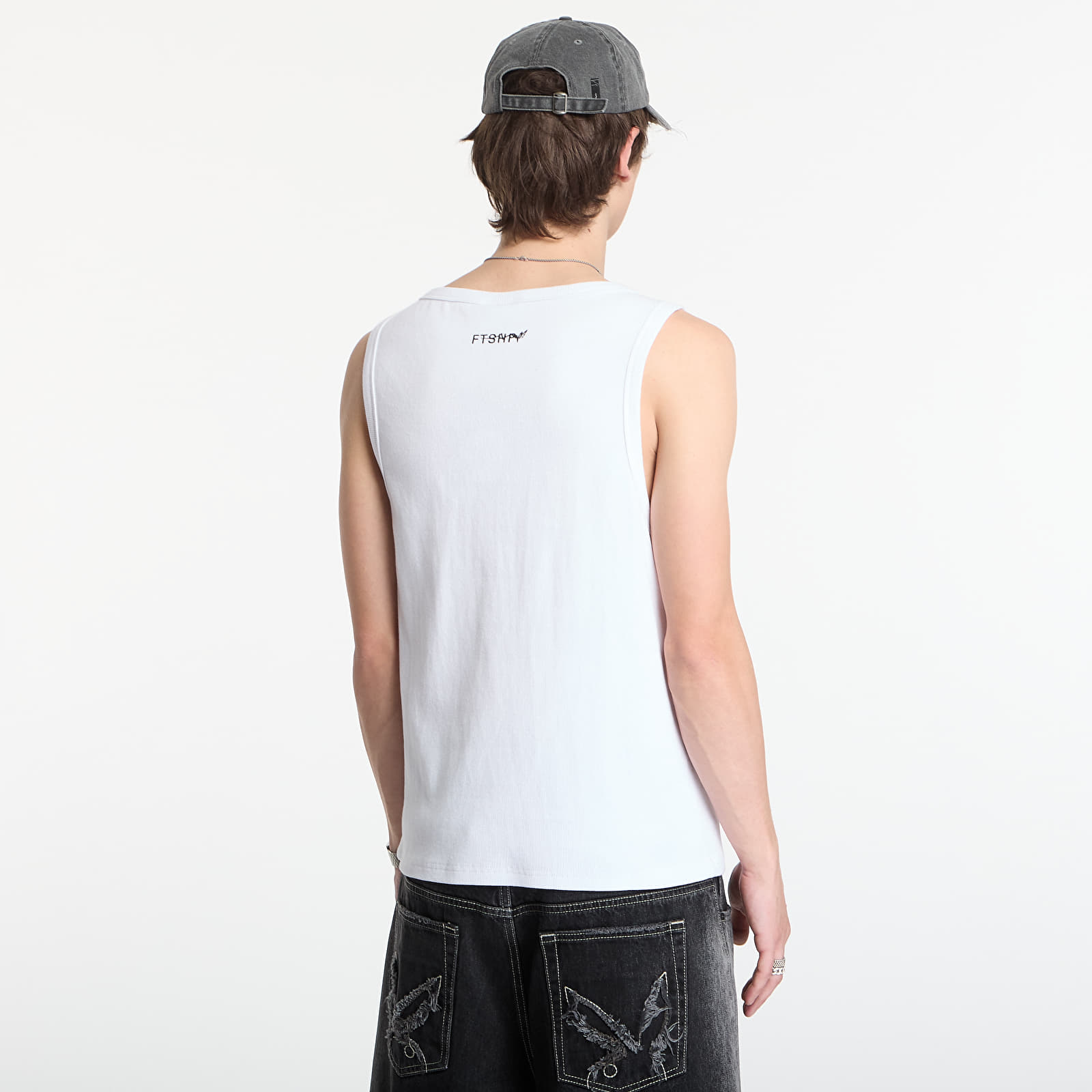 Vestes Playboy x FTSHP Rib Tank Top Portrait UNISEX White