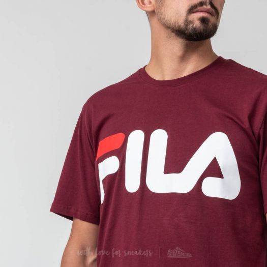 T Shirts and shirts FILA Classic Logo Tee Tawny Port Footshop