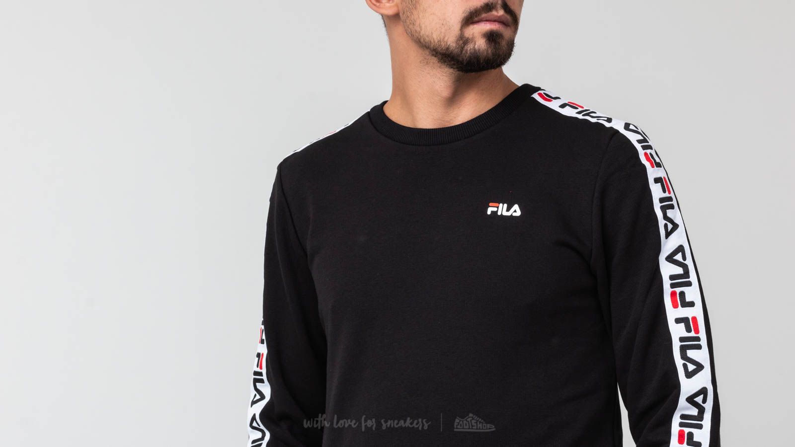 Sweat fila noir homme top