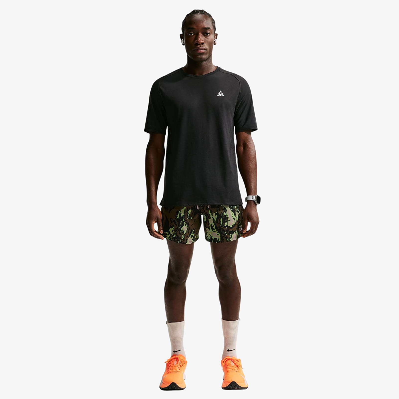 Pánská tílka Nike ACG "Solar Chase" Men's Dri-FIT ADV Trail Running Top Black/ Black/ Summit White