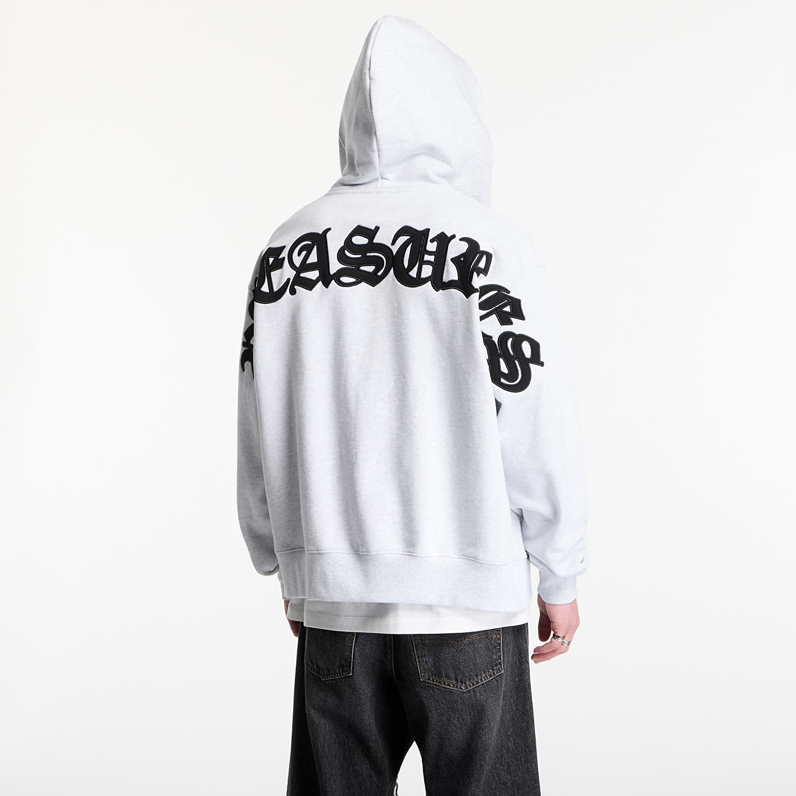 Hoodies och sweatshirts PLEASURES Neural Zip Hoodie Heather