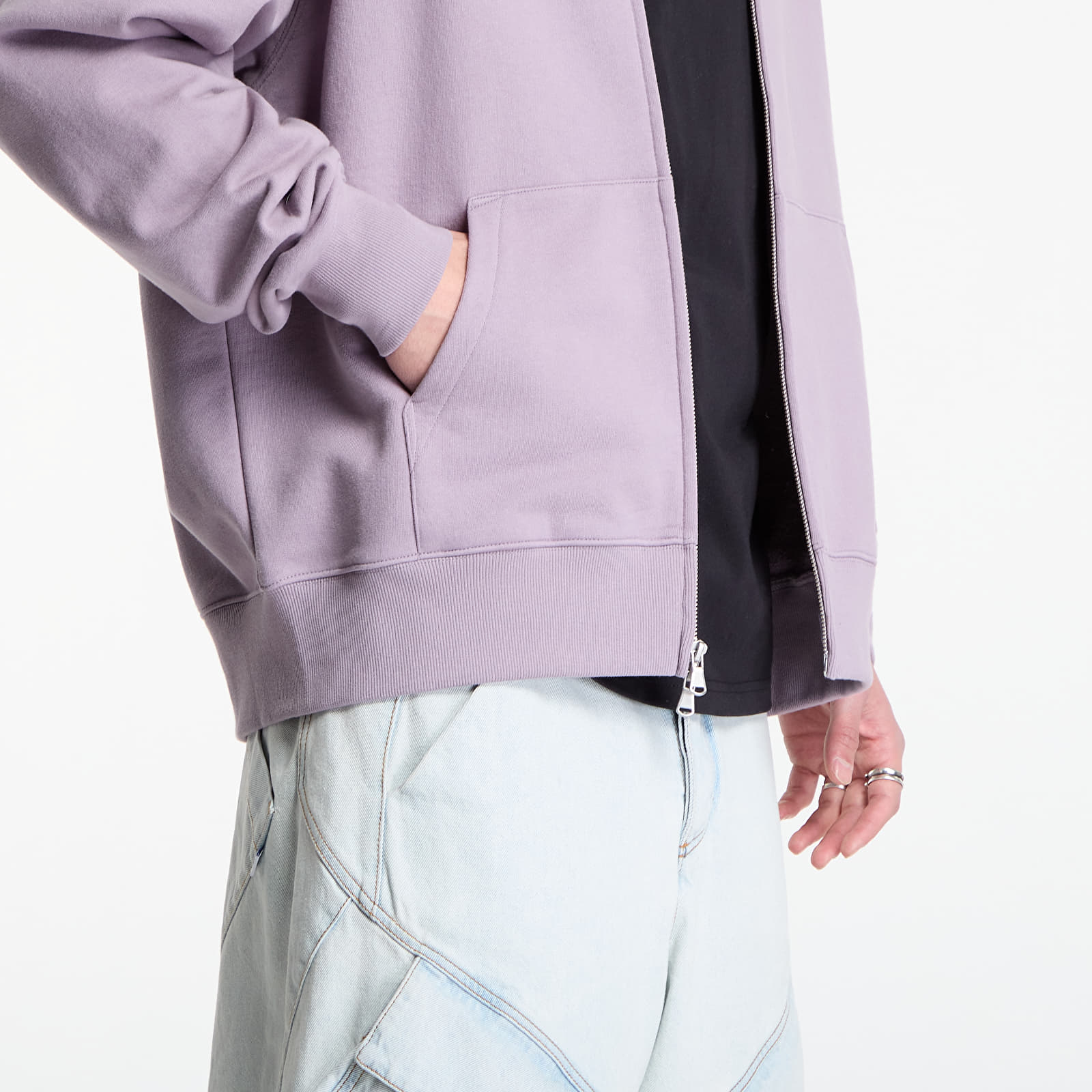Hoodies och sweatshirts PLEASURES Neural Zip Hoodie Lilac
