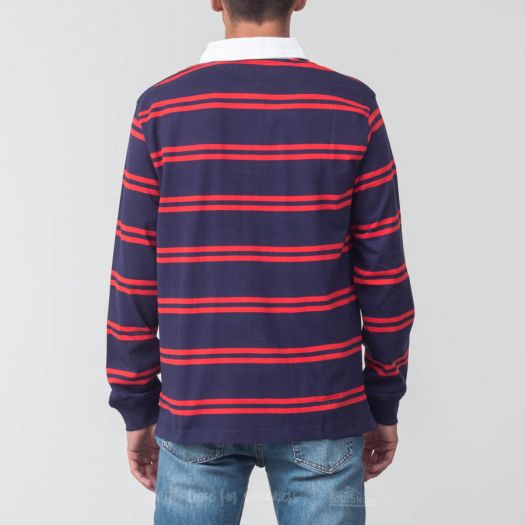 T-shirts Stüssy Desmond Stripe Longsleeve Rugby Navy (1140097 navy