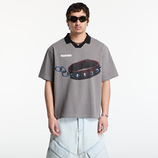 PLEASURES Pet Polo Charcoal