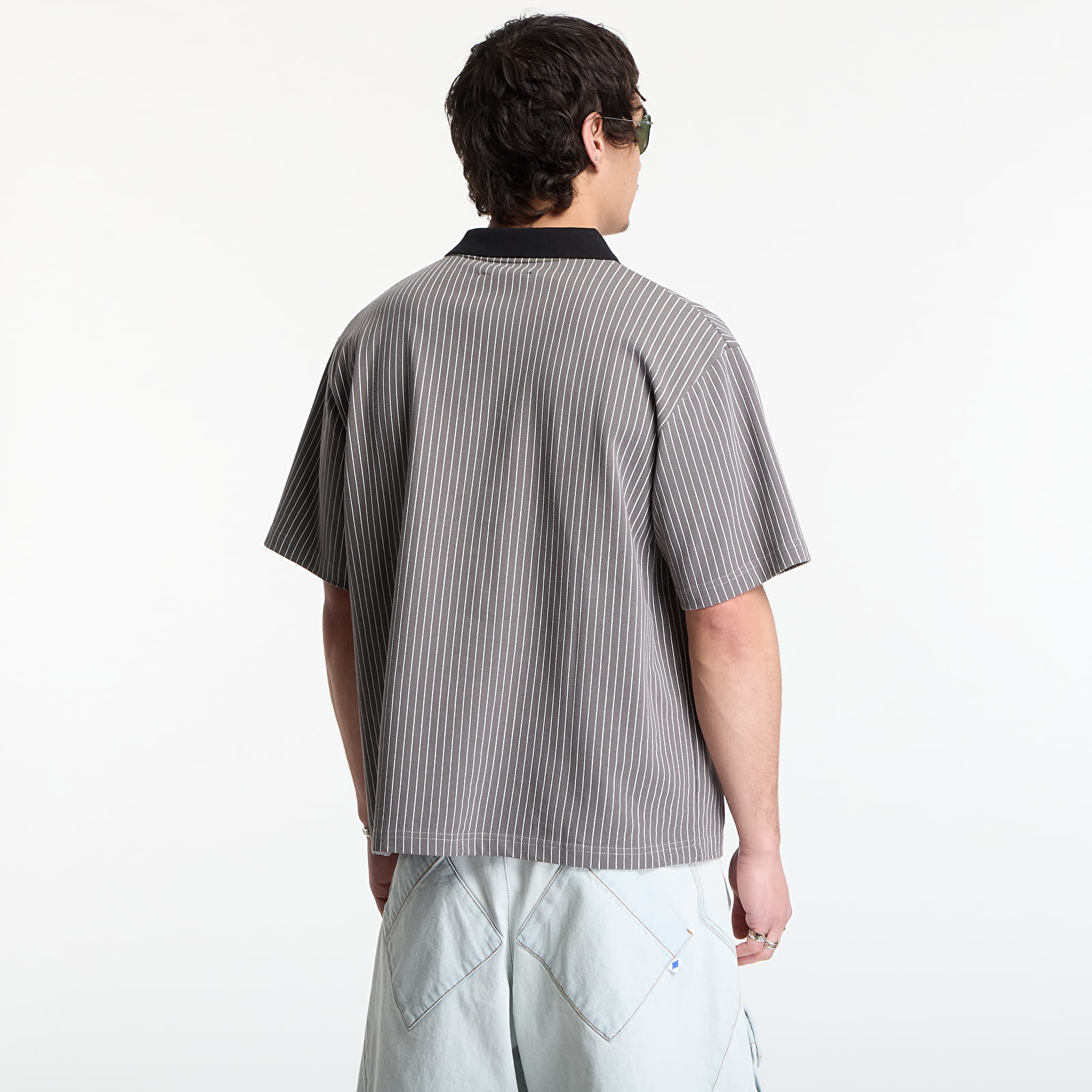 Polo trička PLEASURES Pet Polo Charcoal