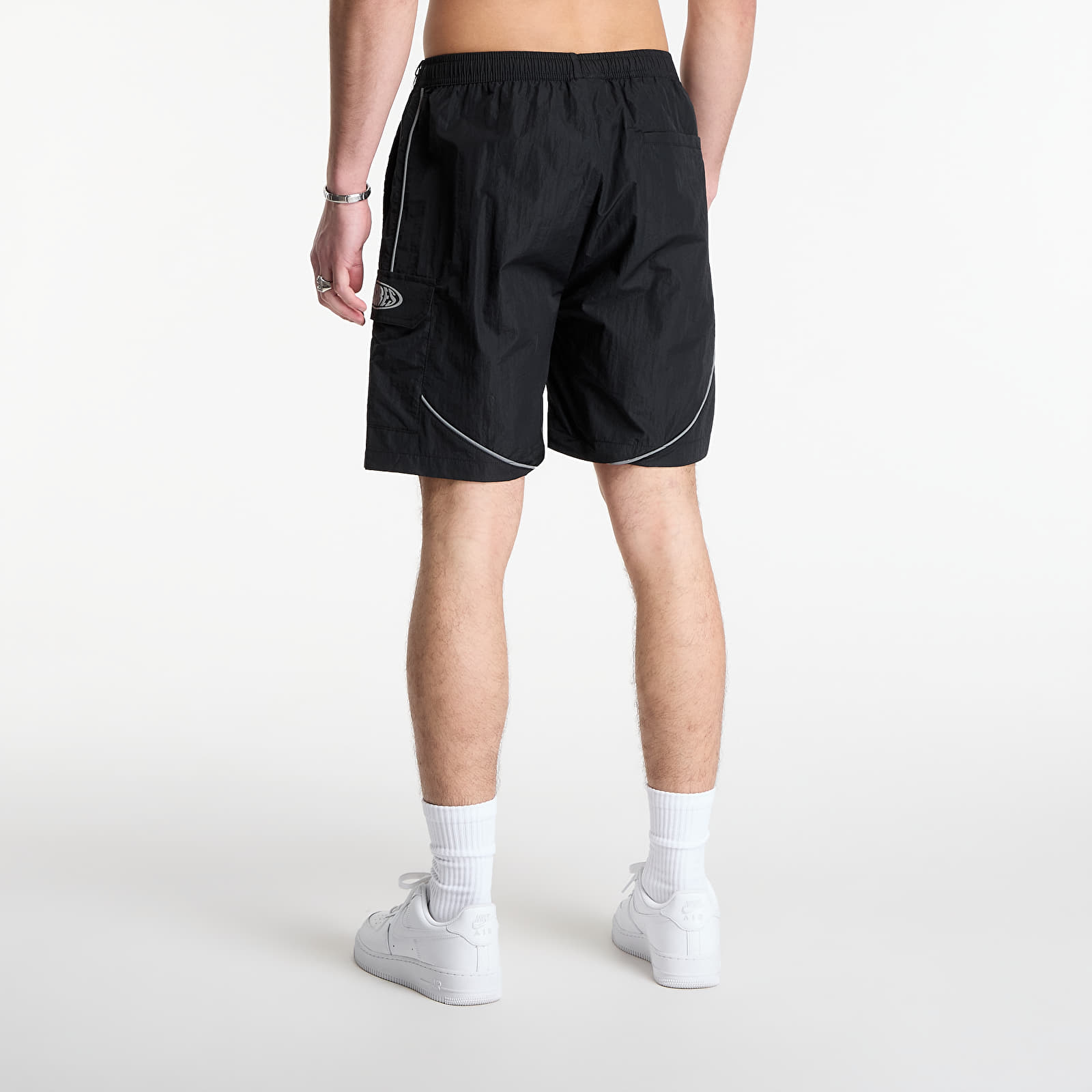 Kraťasy PLEASURES Protection Active Shorts Black