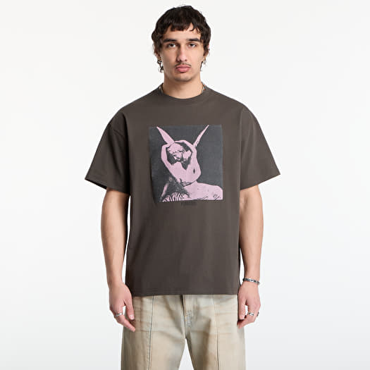 Тениска PLEASURES Angel T-Shirt Charcoal