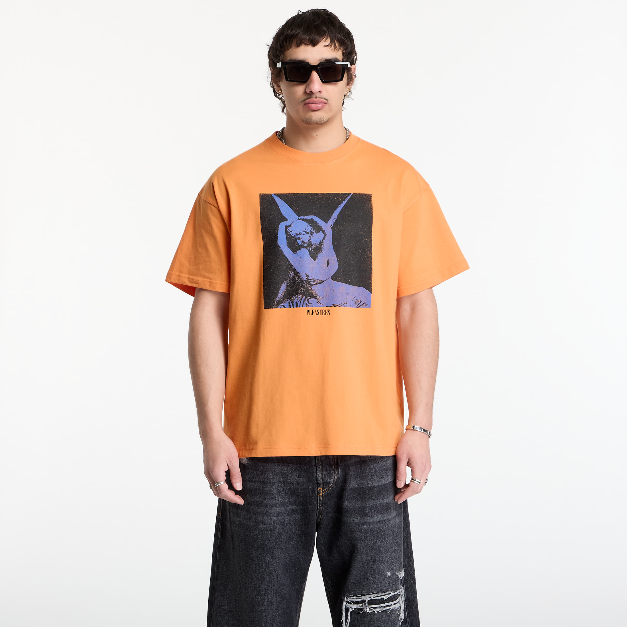 Maglietta PLEASURES Angel T-Shirt Orange