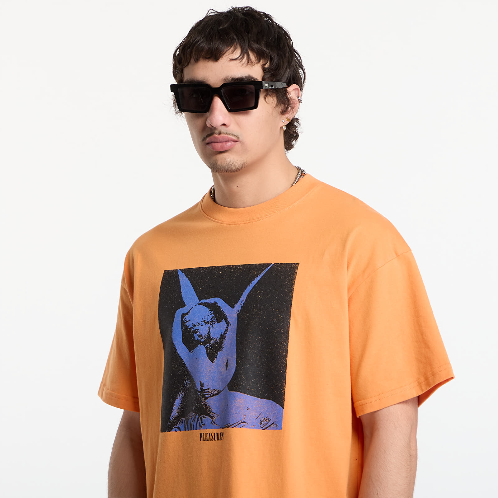   Μπλούζες PLEASURES Angel T-Shirt Orange