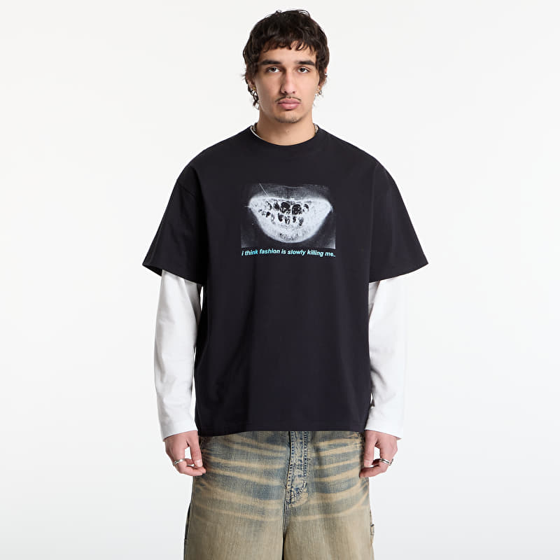 Maglietta PLEASURES Decay T-Shirt Black
