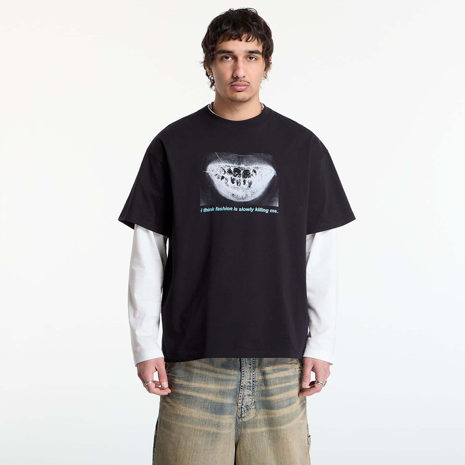 Тениски PLEASURES Decay T-Shirt Black