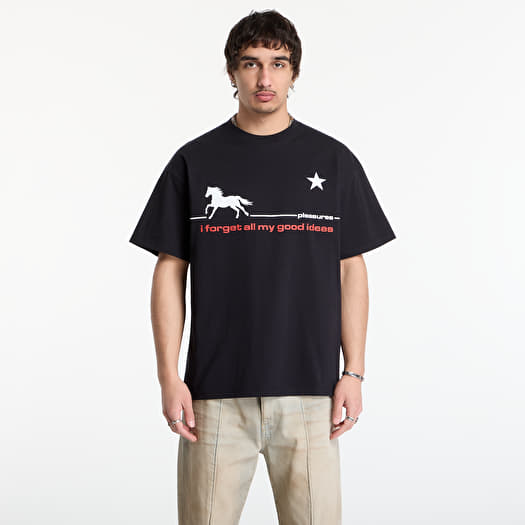 Тениска PLEASURES Forget T-Shirt Black