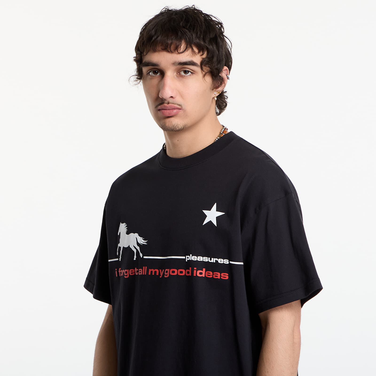 Тениски PLEASURES Forget T-Shirt Black