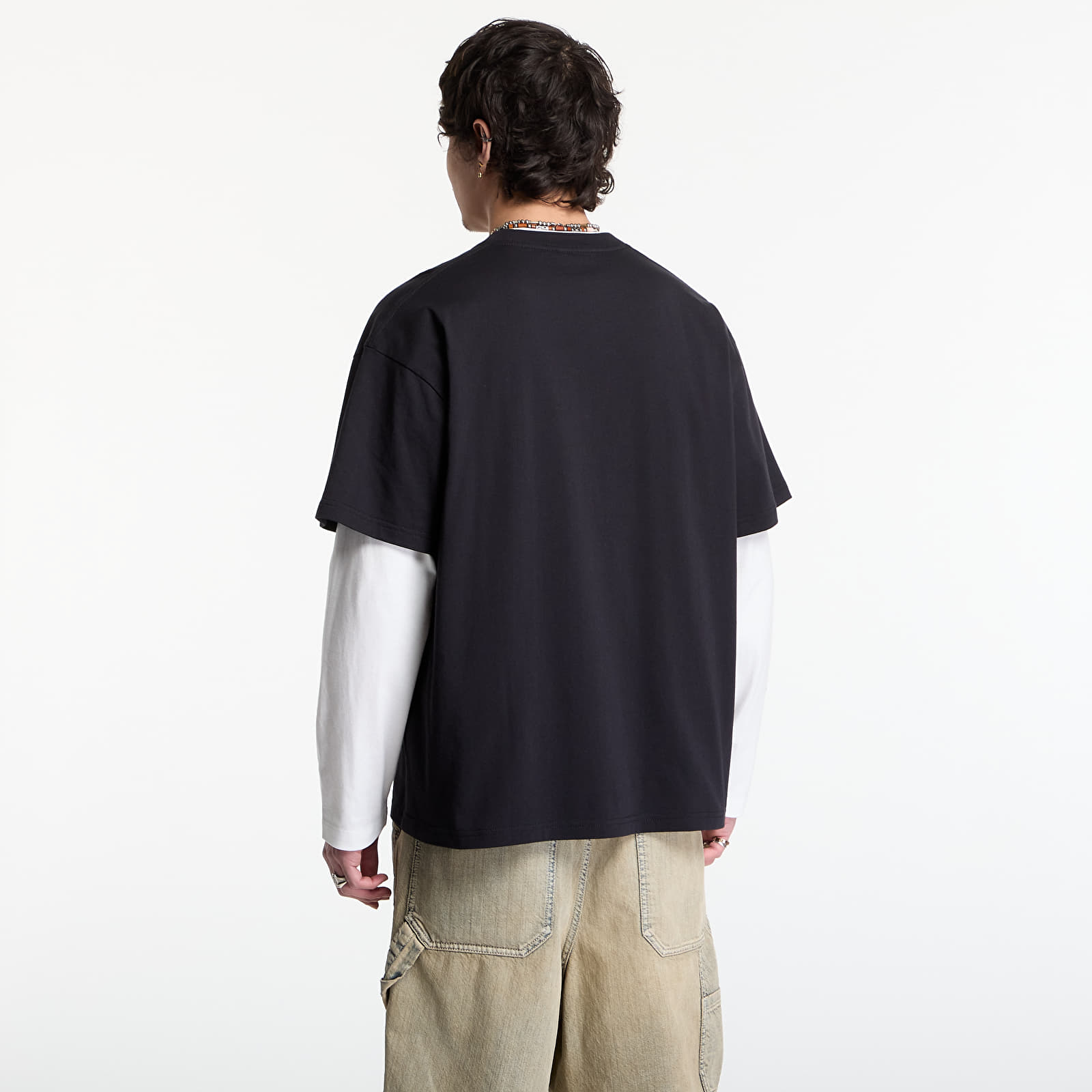 Marškinėliai PLEASURES Machine T-Shirt Black