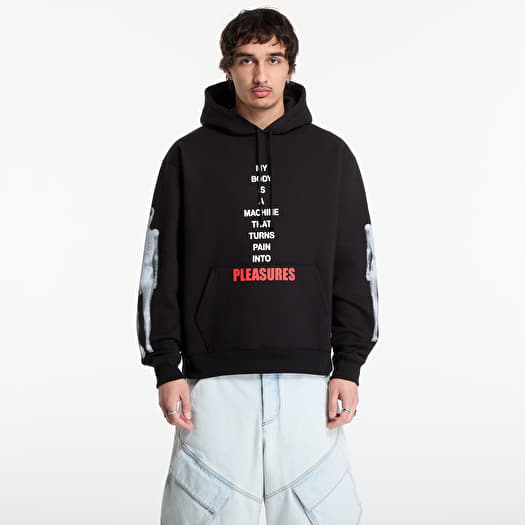 Sweatshirt PLEASURES Machine Hoodie Black