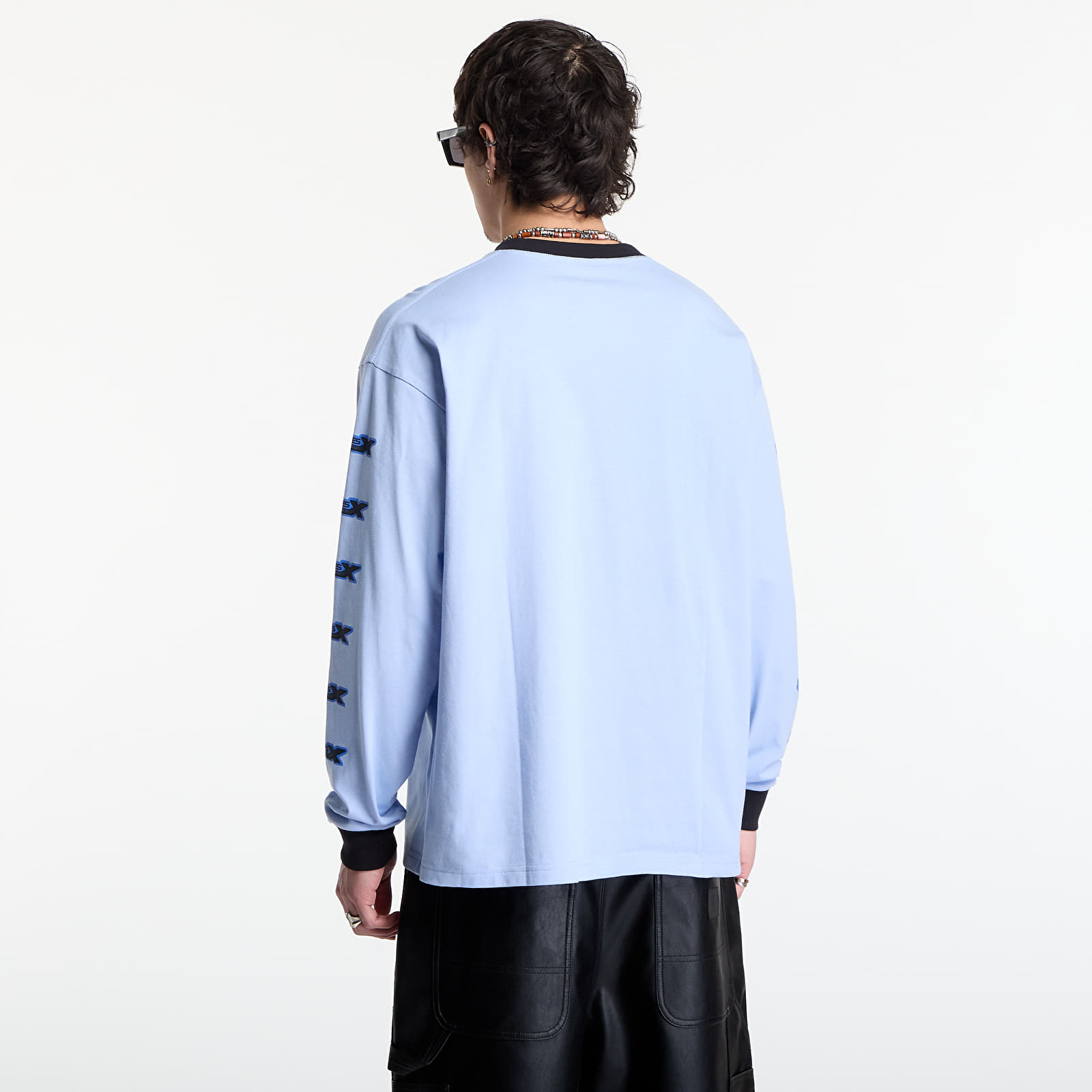 Тениски PLEASURES Pleasures X Long Sleeve Sky