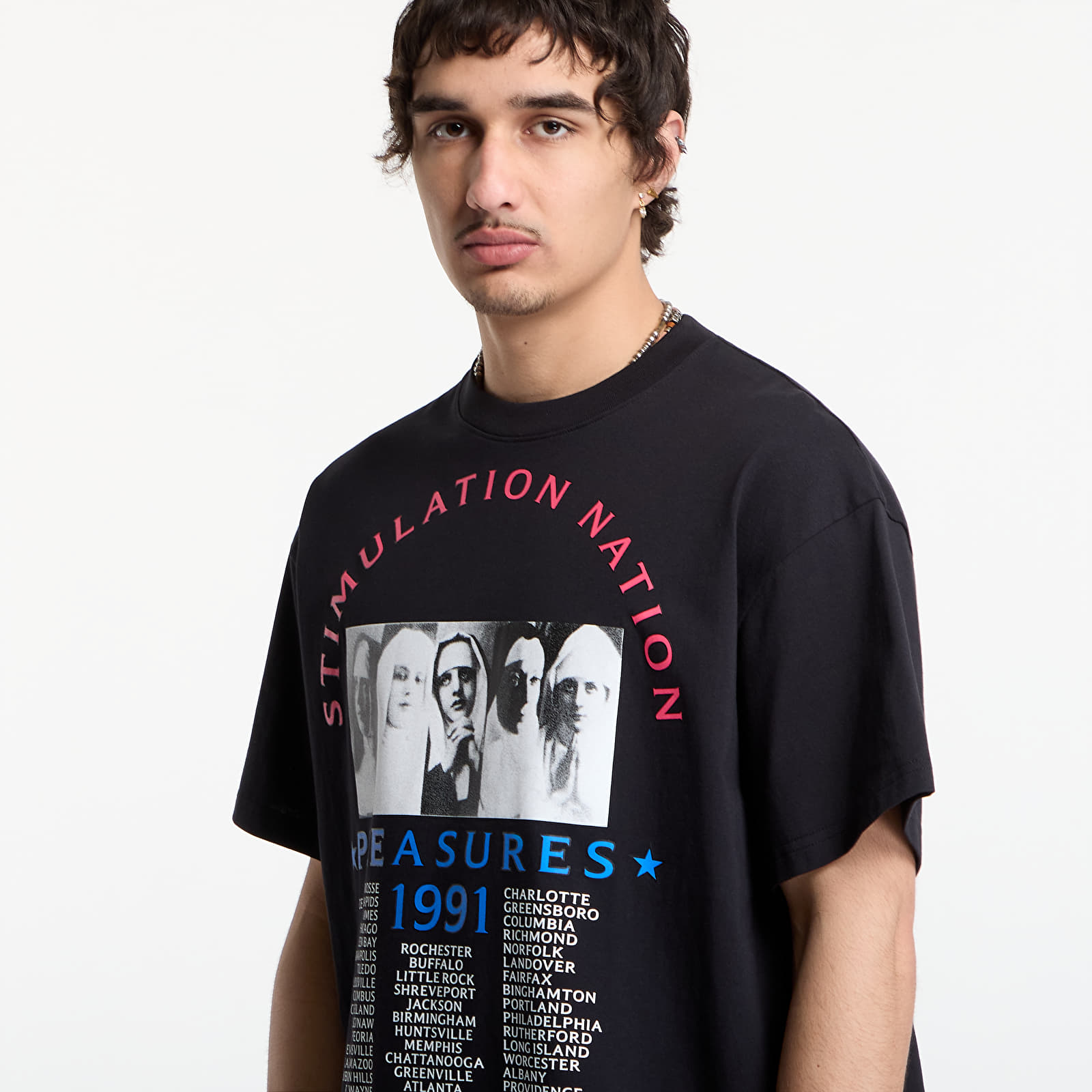 Тениски PLEASURES Stimulation T-Shirt Black
