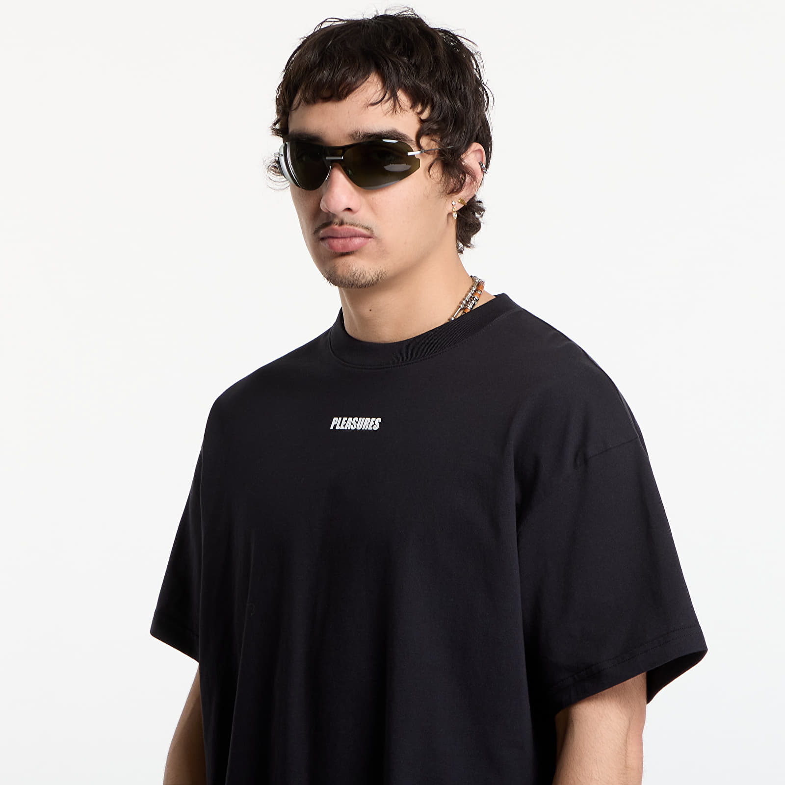 Тениски PLEASURES Wordmark T-Shirt Black