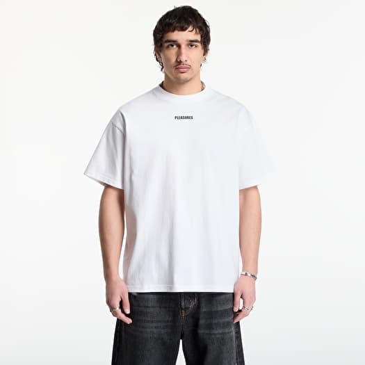 Тениска PLEASURES Wordmark T-Shirt White