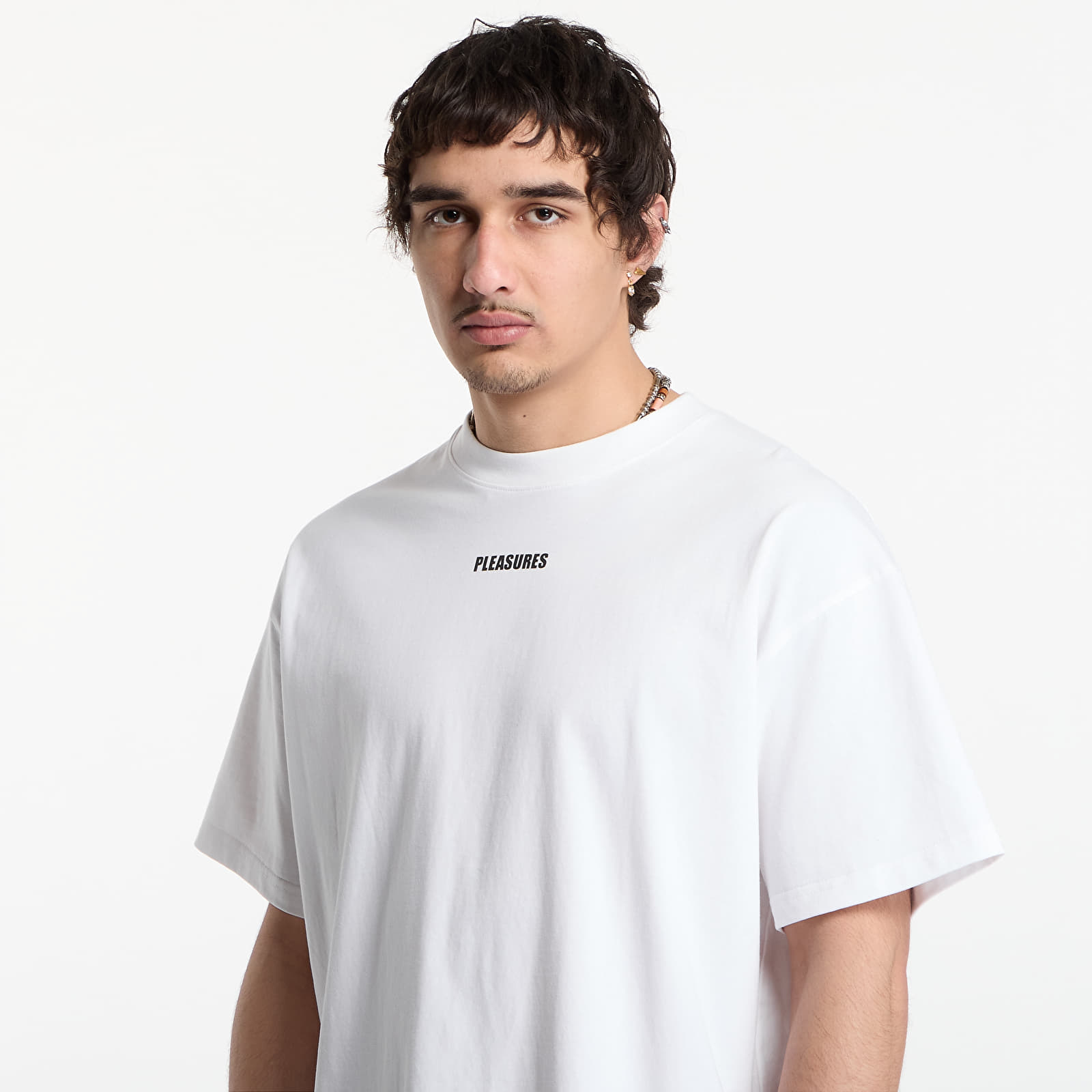 Тениски PLEASURES Wordmark T-Shirt White