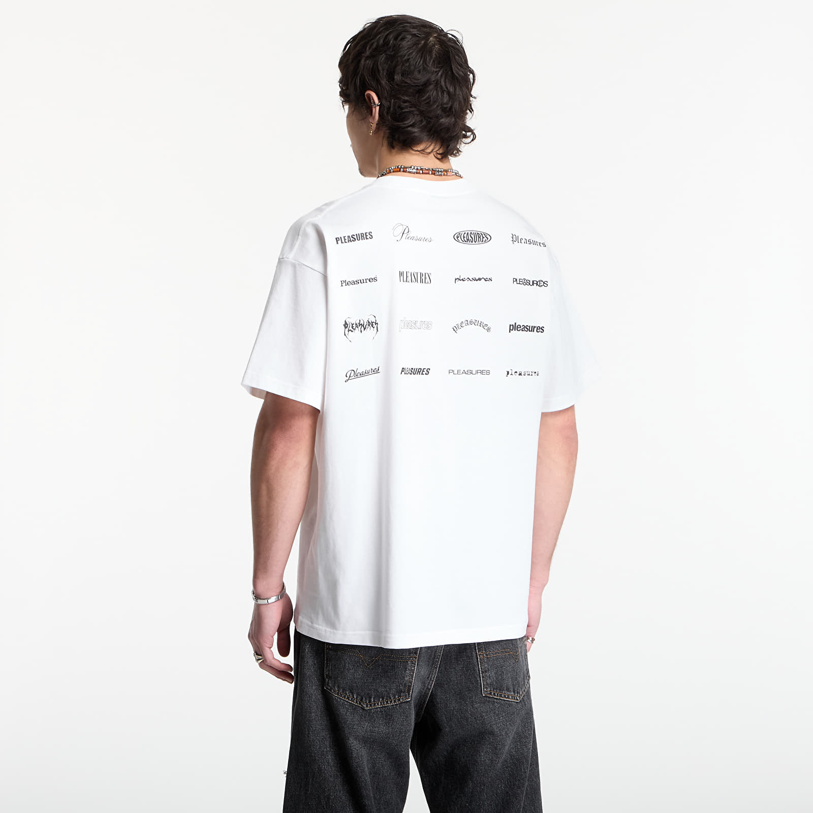Тениски PLEASURES Wordmark T-Shirt White