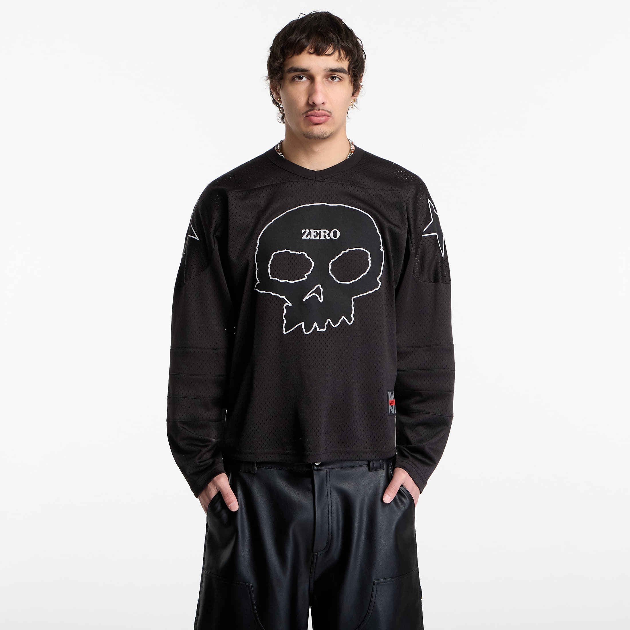 aglia PLEASURES Jaie Hockey Jersey Black