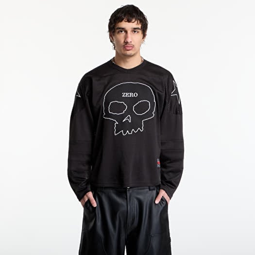 PLEASURES Jamie Hockey Jersey Black