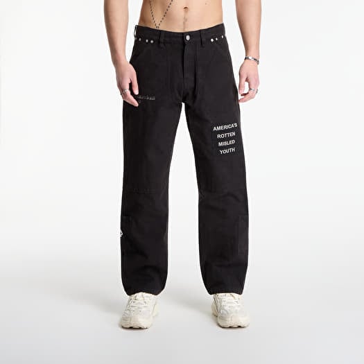 PLEASURES Zero Work Pants Black