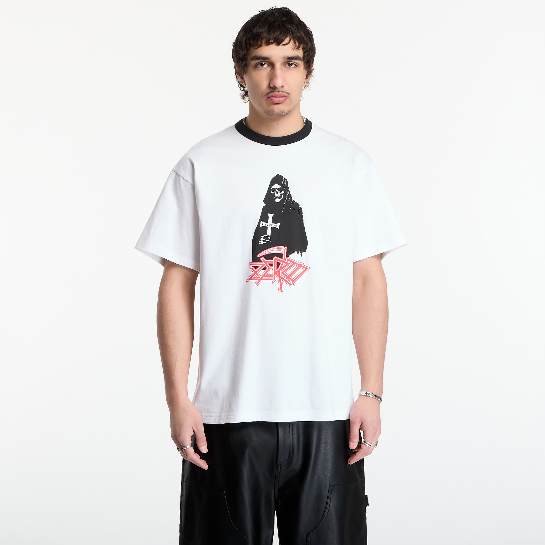 aglietta PLEASURES Reaper Ringer White