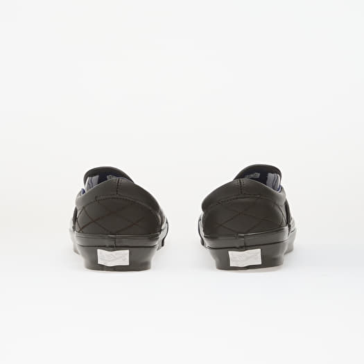 Vans LX Classic Slip-On 98 Quilted Leather Faded Black | Footshop